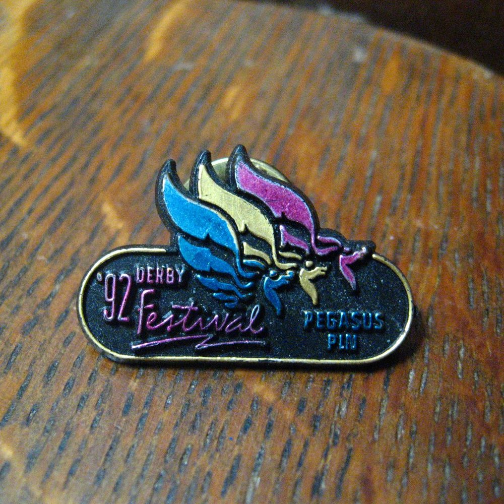 Kentucky Derby Festival 1992 Pegasus Lapel Pin
